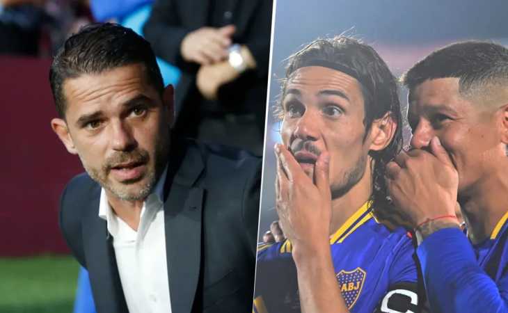 Marca la postura interna en Boca: la actividad que Gago, Rojo y Cavani hicieron en conjunto