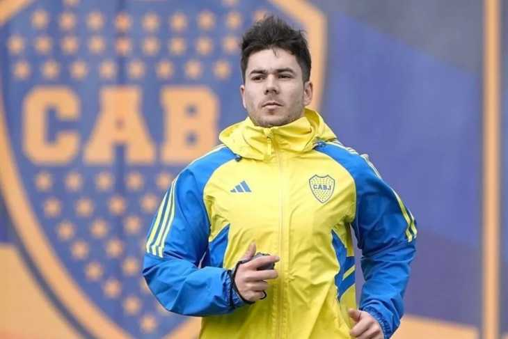 Me sentí bien: la alegría de Lucas Blondel tras volver a jugar en Boca en el amistoso con Juventude
