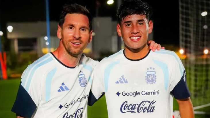 Messi eligió a Tomás Aranda entre las promesas del fútbol mundial
