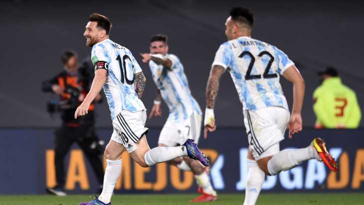 Messi se divierte con Argentina