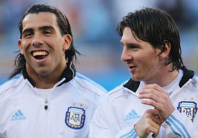 Messi y Tévez hablan sobre la final de la Champions