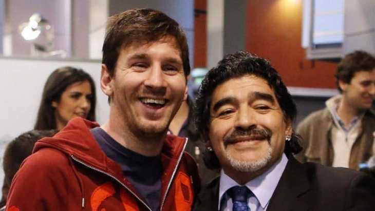 Messi y el primer aniversario de la muerte de Maradona