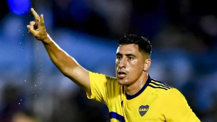 Miguel Merentiel reveló el motivo de su festejo de gol en Boca:
