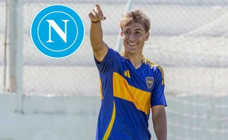 Milton Pereyra, el juvenil de Boca que se va por la patria potestad al Napoli de Italia