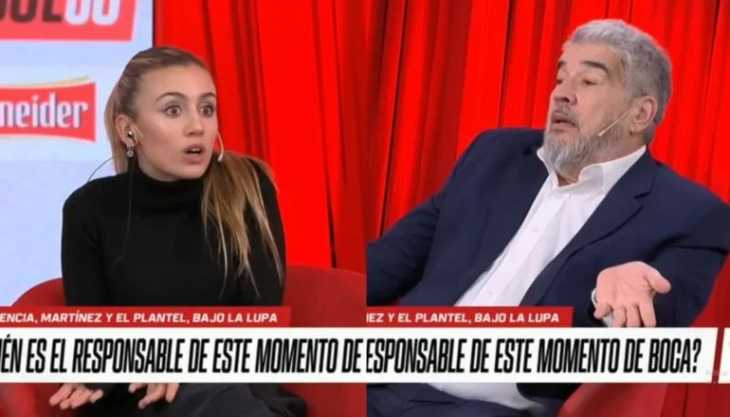 Morena Beltrán se le plantó en vivo al Chavo Fucks en ESPN F90: ¡Pará!