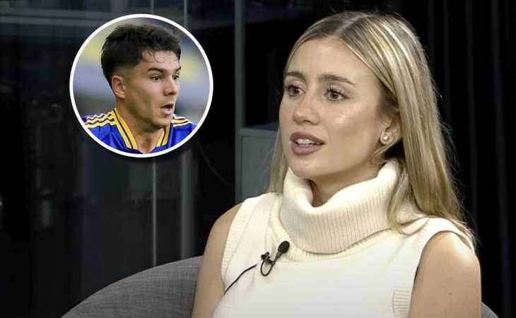 Morena Beltrán soltó una sorpresiva declaración sobre Lucas Blondel y Boca: “Es agobiante”