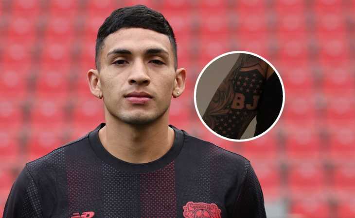 Muy hincha: el tatuaje gigante de Boca que se hizo Equi Fernández