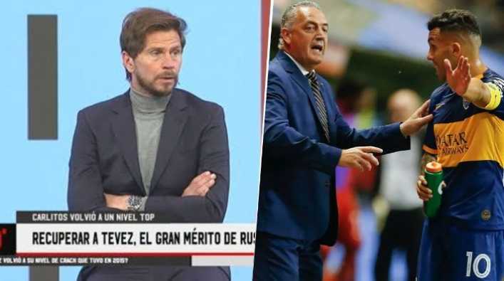 Nadie lo esperaba: el palo de Vignolo a Alfaro por Tevez