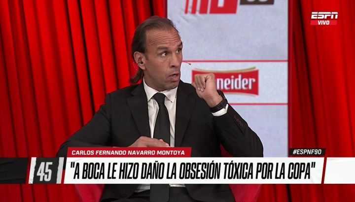 Navarro Montoya criticó la obsesión de Boca por ganar la Copa Libertadores