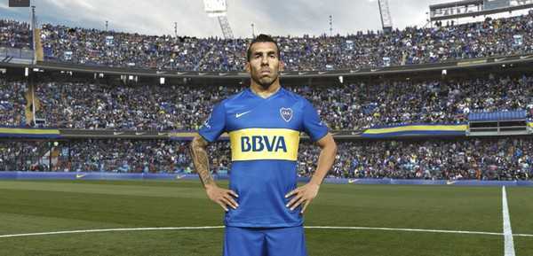 NIKE eligió a Tevez para desvelar detalles de la nueva camiseta de Boca
