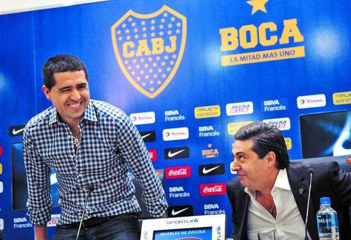 Angelici: 'Riquelme no es el mismo de 2007'