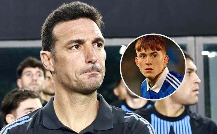 No lo puso: la respuesta de Scaloni sobre la falta de minutos de Barco en la Selección