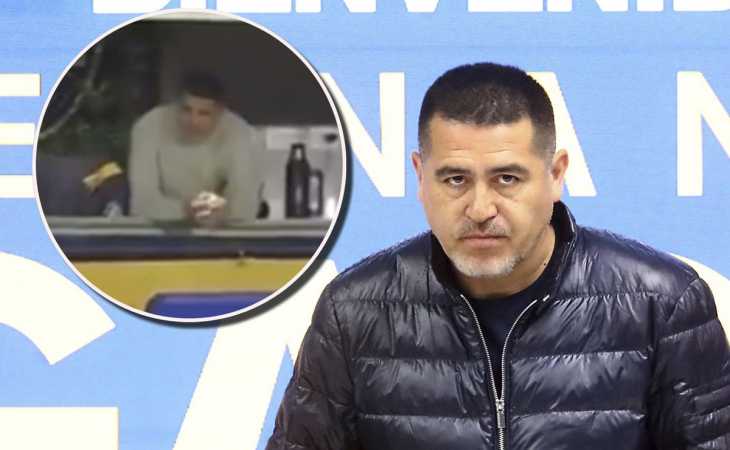 No se vio: así fue la reacción de Juan Román Riquelme a los cantitos contra su comisión