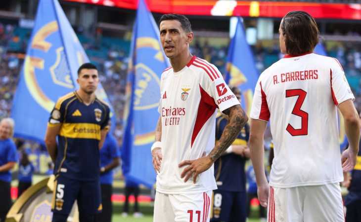 No se vio: el gesto de Ángel Di María a los hinchas de Boca tras su gol para el Benfica