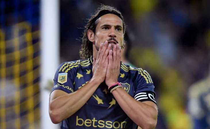 Nueva y rara lesión de Cavani: chocó fuerte con Marchesín en la práctica de Boca