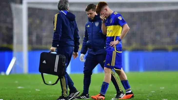 Oficial: Boca publicó el parte médico del Colo Barco por su lesión ante Racing