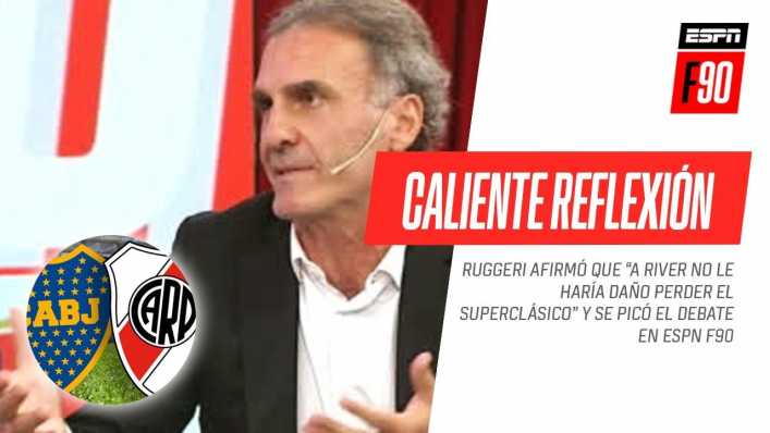 Oscar Ruggeri: A Boca Juniors le haría daño perderlo; a River Plate, no