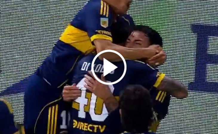 Otra vez Miguel Merentiel: Boca amplió la ventaja contra Talleres en La Bombonera