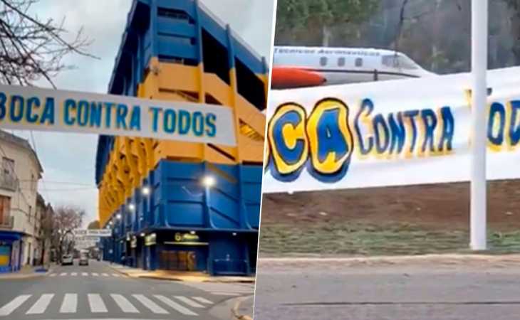 Picantes pasacalles en La Bombonera y Boca Predio tras el arbitraje vs. Cruzeiro