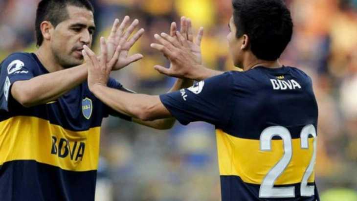 Pol Fernández fue presentado en Boca y definió su relación con Riquelme