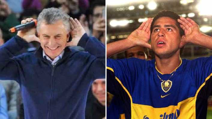 ¿Por qué Riquelme le dedicó el Topo Gigio a Macri?