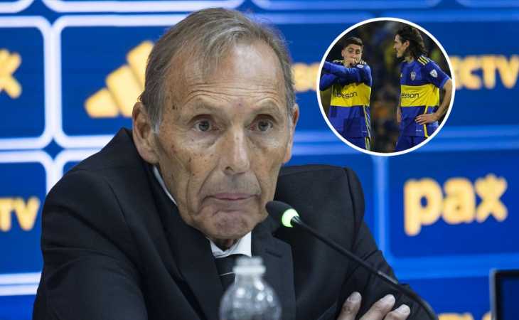 Por qué Russo prefirió sacar a Miguel Merentiel antes que a Edinson Cavani