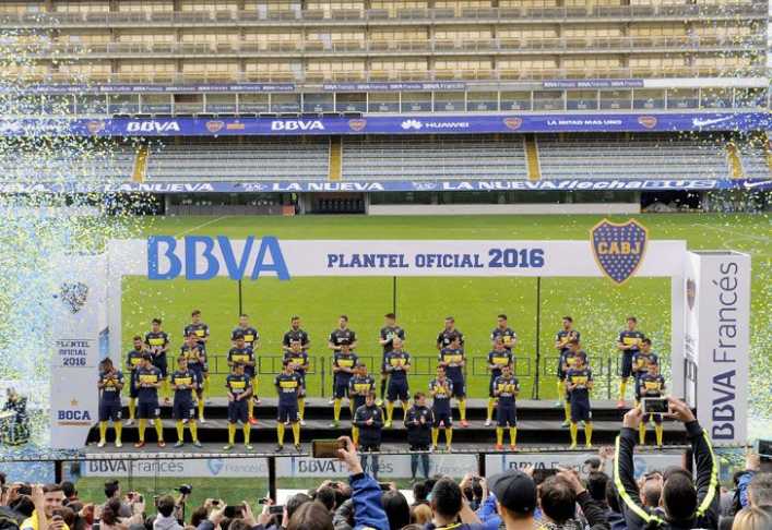 FOTOS: Presentaron al plantel de Boca en la Bombonera