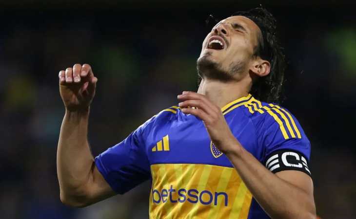 Qué lesión tiene Edinson Cavani en Boca y cuántos partidos se perdería