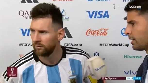 ¿Qué mirás, bobo?: la versión con audio neutro del viral de Lionel Messi