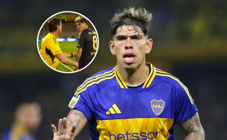 Qué pasará con Carlos Palacios tras su reclamo a Úbeda en pleno Boca-Central