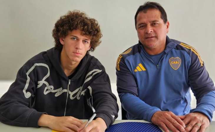 Quién es Facundo “Jagger” Herrera, el juvenil al que Boca blindó hasta 2028