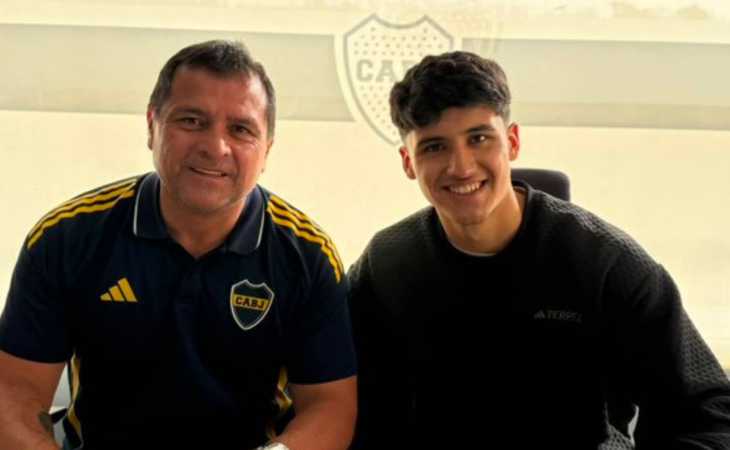 Quién es Matías Satas, el juvenil de Boca que sigue Arruabarrena y renovó su contrato con el club