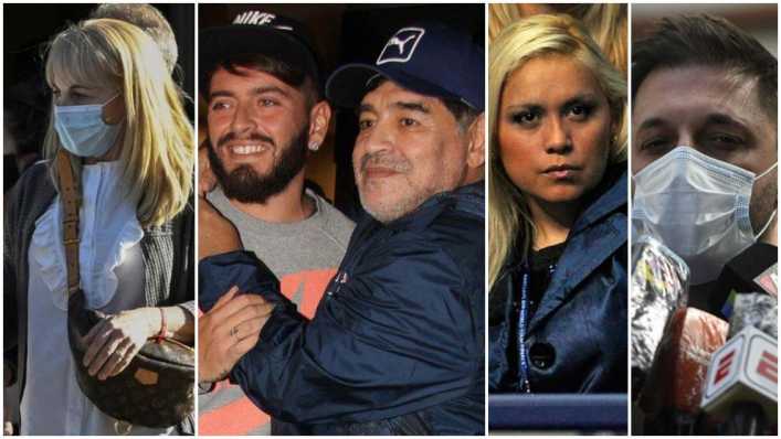 ¿Quién mandará en el legado de Maradona? Hijos/as, exesposa, exparejas, abogado, amigos...