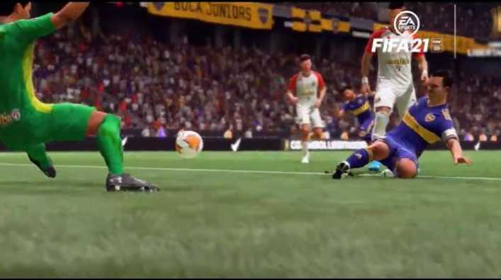Recrean el histórico gol de Tévez contra Caracas en el FIFA 21