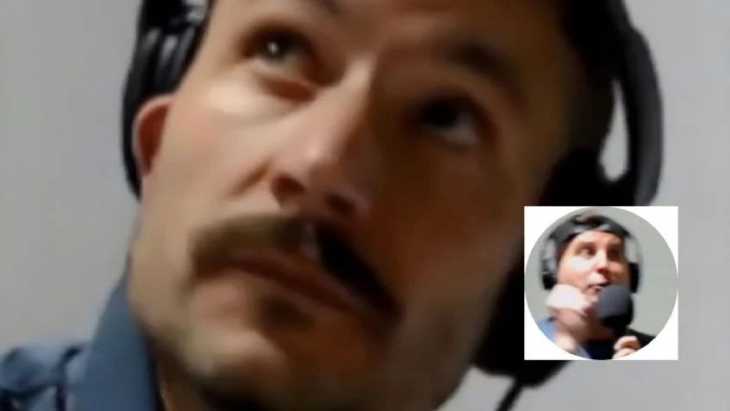 Relataba Banfield-Boca ¡y entró un murciélago a la cabina! El insólito momento