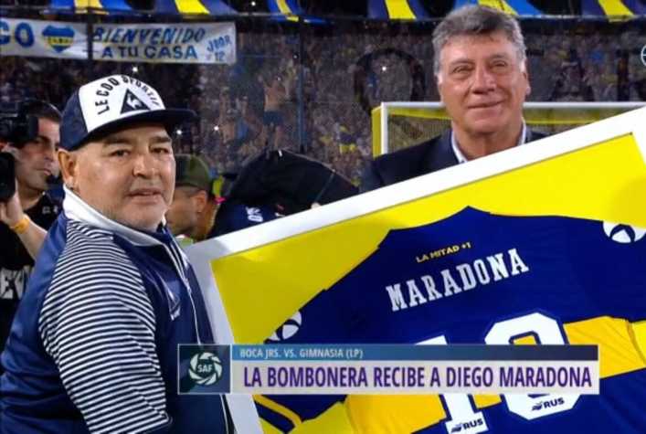 Relato en primera persona de la última visita de Maradona a la Bombonera