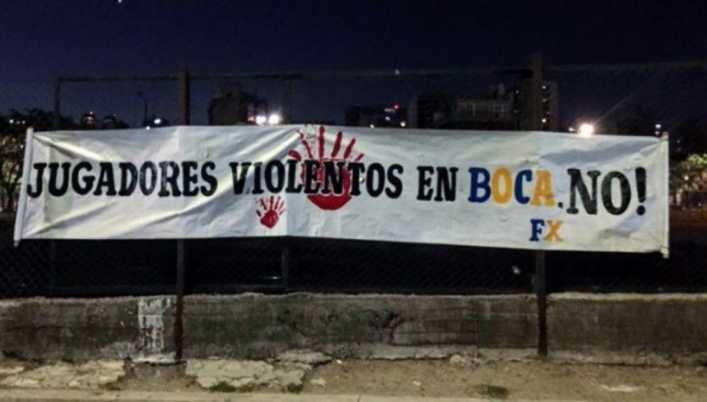 Repudio feminista para Villa en Boca