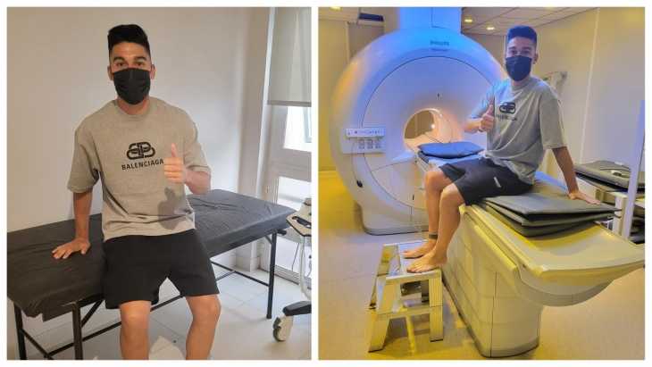 Revisión médica para Pol Fernández