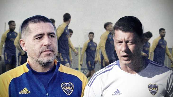 Riquelme arriesga y apuesta a la continuidad de Battaglia
