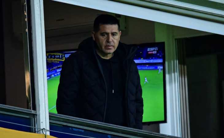 Riquelme habló con los jugadores de Boca tras el polémico empate ante Cruzeiro