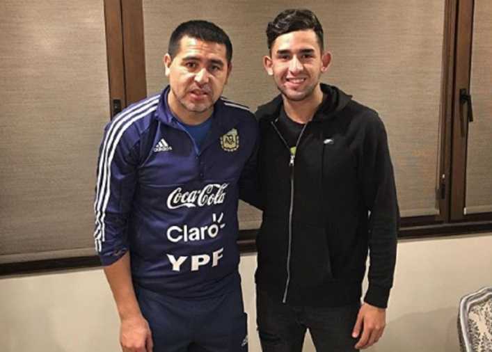 Riquelme invitó a ex jugador de PSM Fútbol a comer un asado en su casa