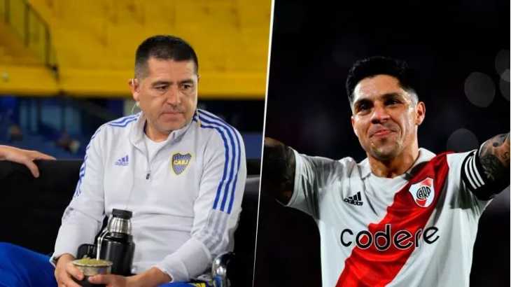 Riquelme le tiró un palito a Enzo Pérez por el último Superclásico