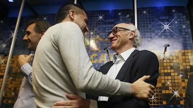 Riquelme no se perdió el homenaje a Carlos Bianchi