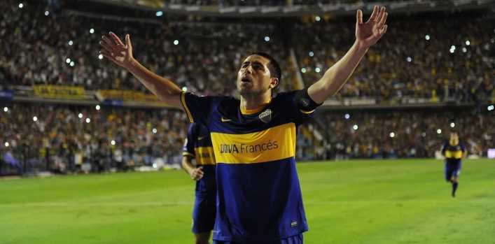 Riquelme vuelve a La Bombonera una semana antes de las elecciones