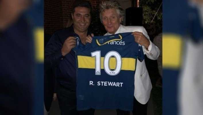 Rod Stewart, el nuevo número 10 de Boca