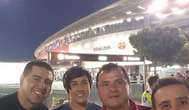 Román fue a ver el clásico