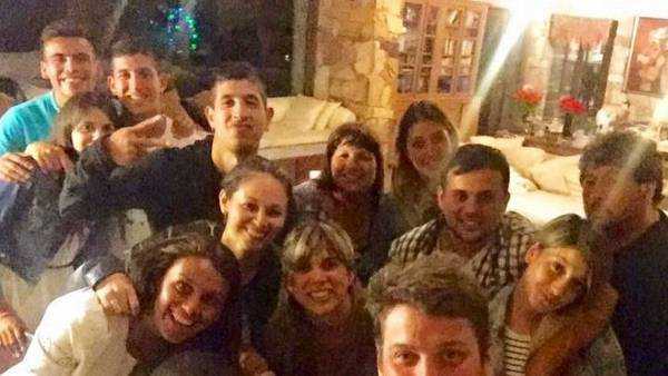 FOTO: El saludo navideño de Tevez en el final de sus vacaciones