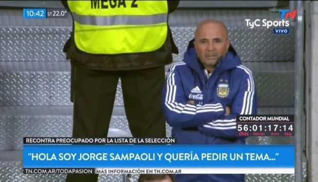 Sampaoli sorprendió con insólita llamada a radio