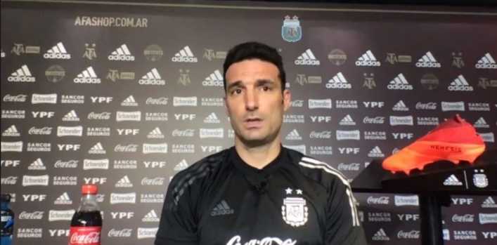 Scaloni: Confiamos en jugadores que puedan ser socios de Messi