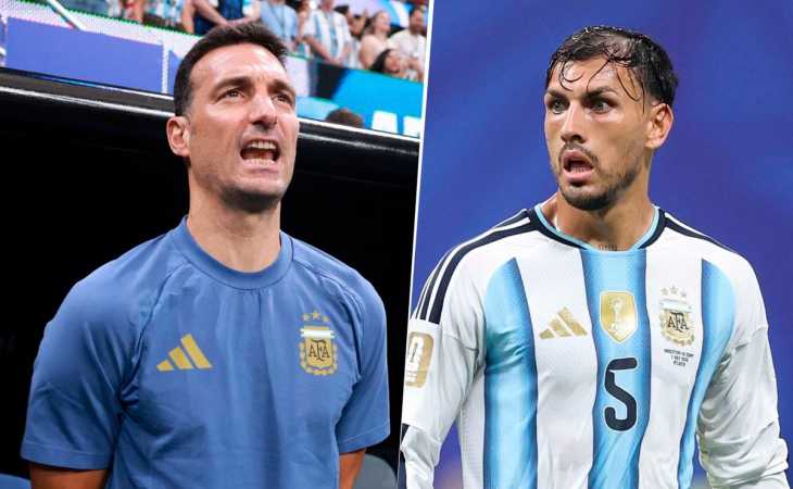 Scaloni valoró el aporte de Paredes en Argentina: “Con él, lo sacamos adelante”